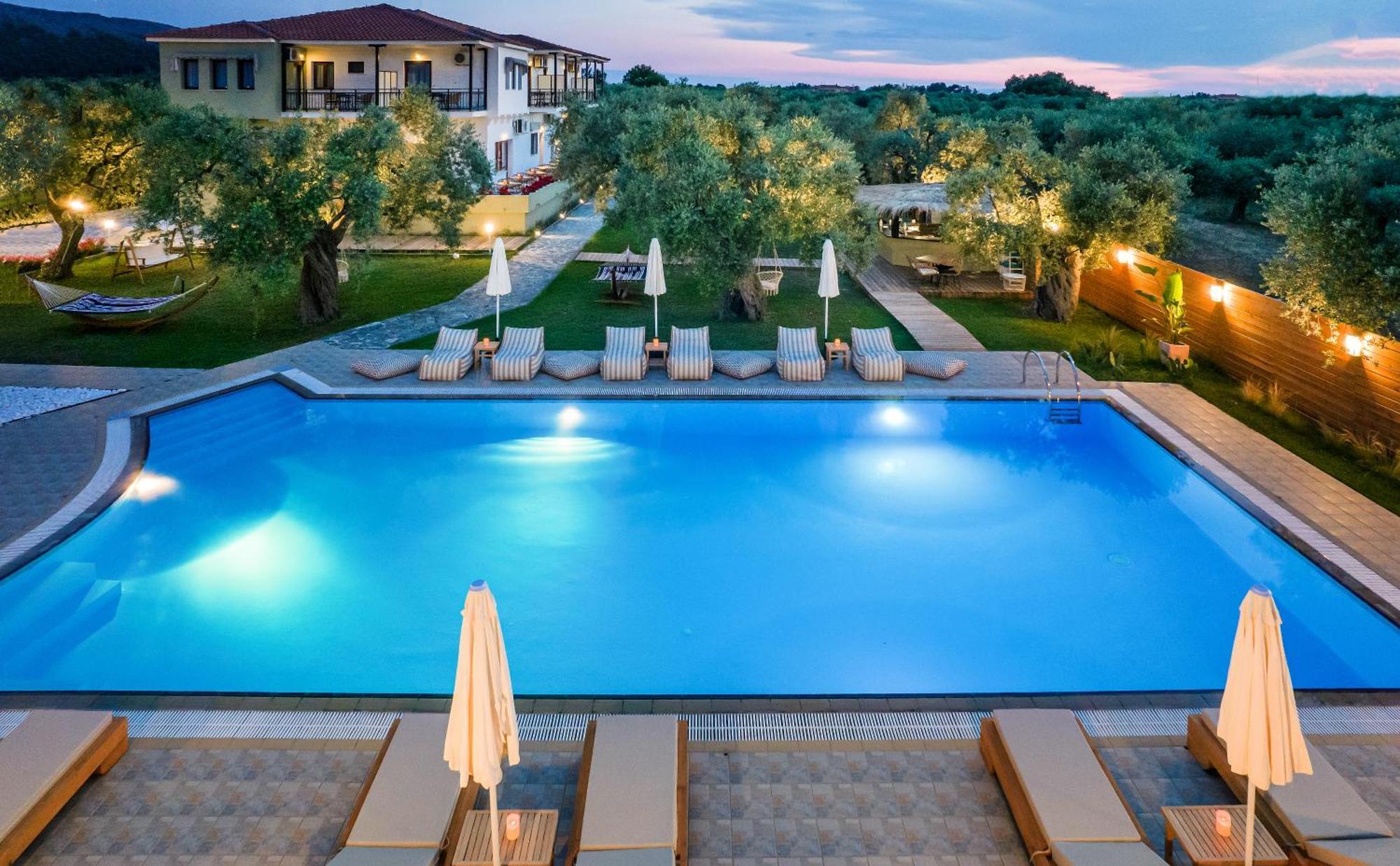 Nefeli Fresh Hotel By Del Mare Skala Rachoni  Bagian luar foto